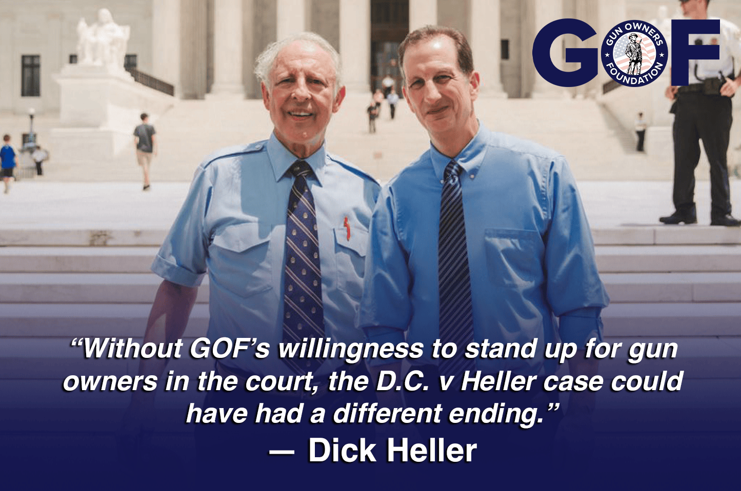 Erich Pratt and Dick Heller